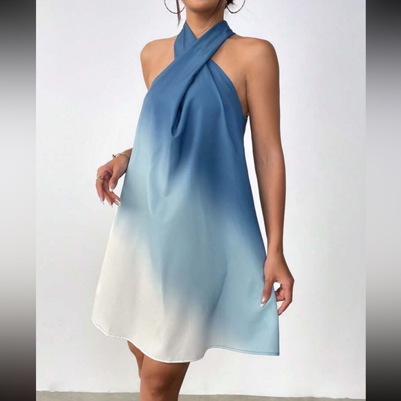 Boho Ombre halter dress - Picture 4 of 6